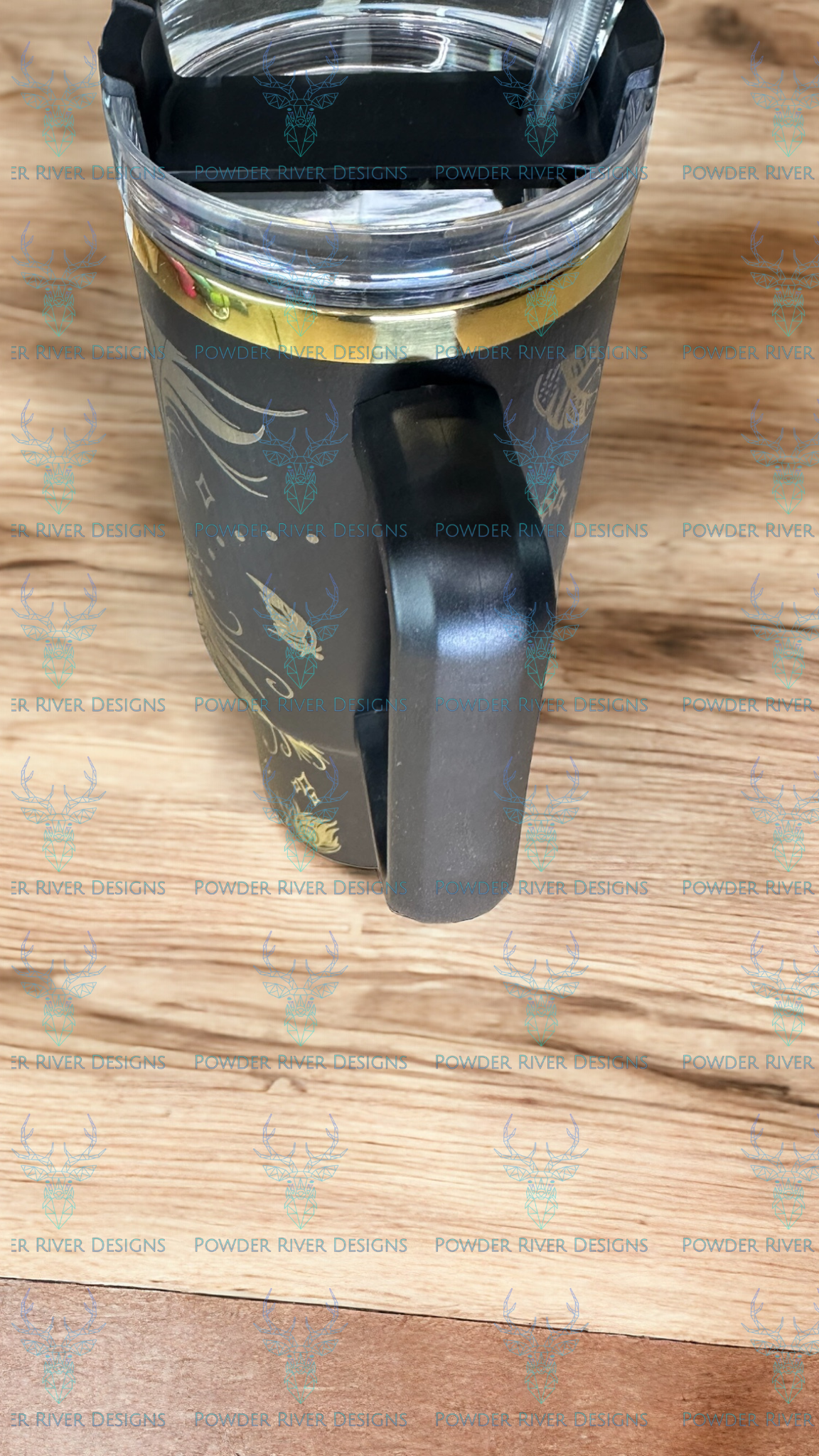 Dream Catcher 40 oz Golden Engraved Tumbler