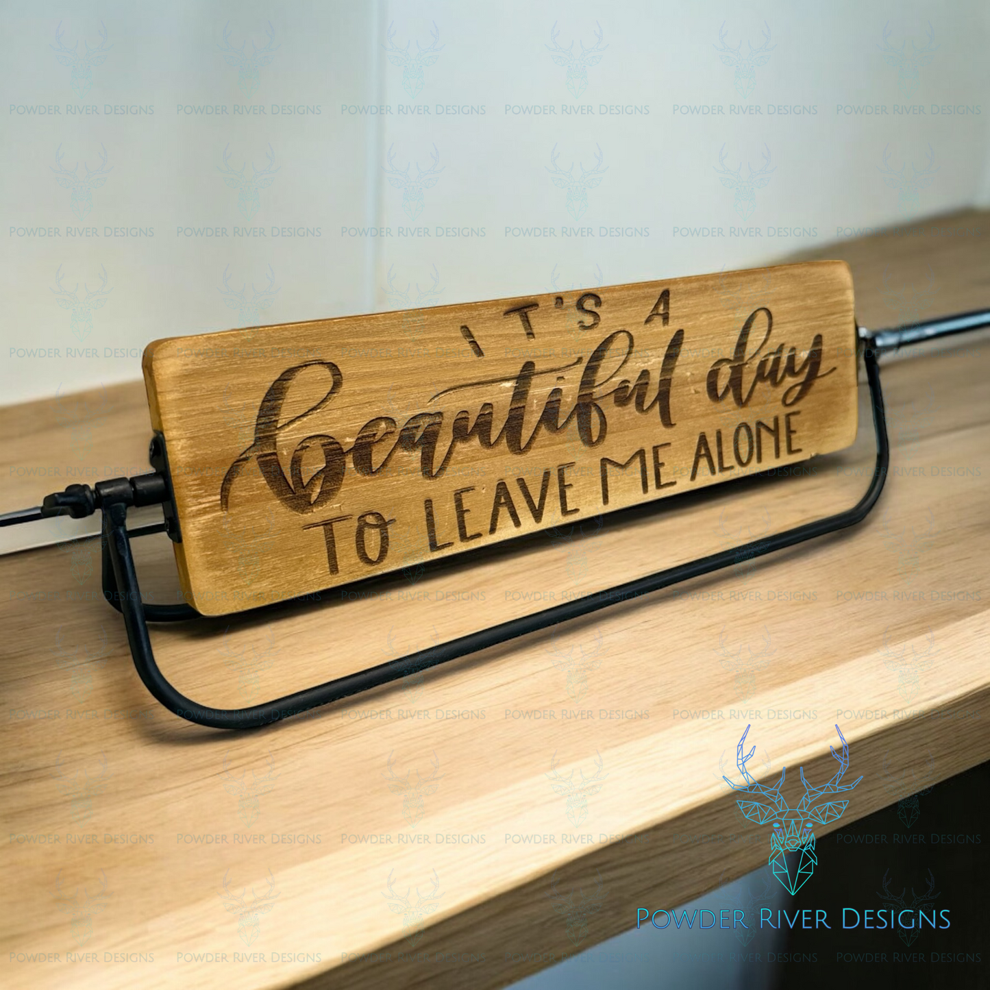 Beautiful Day to Leave me Alone Flip Office Sign