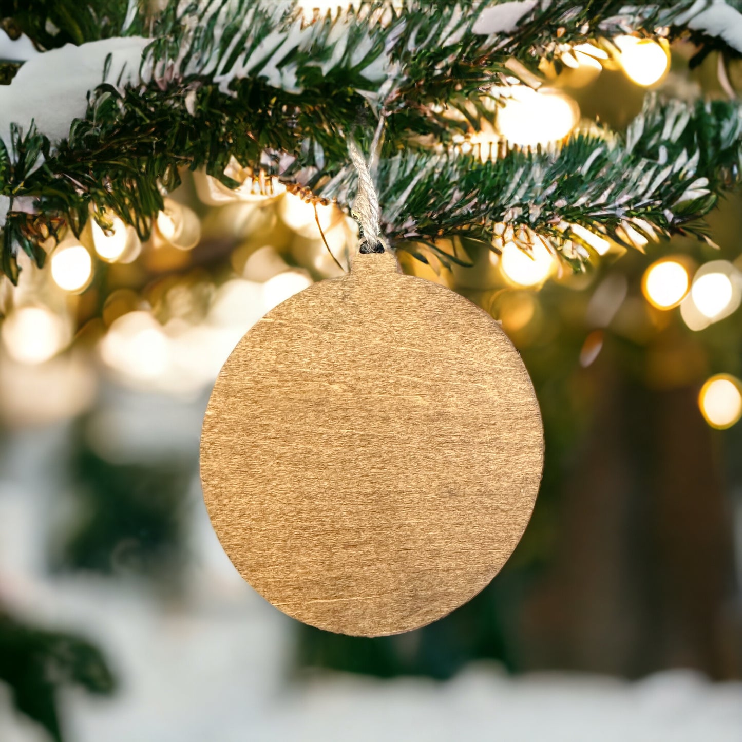 Christmas Bells in Buffalo Plaid Ornament