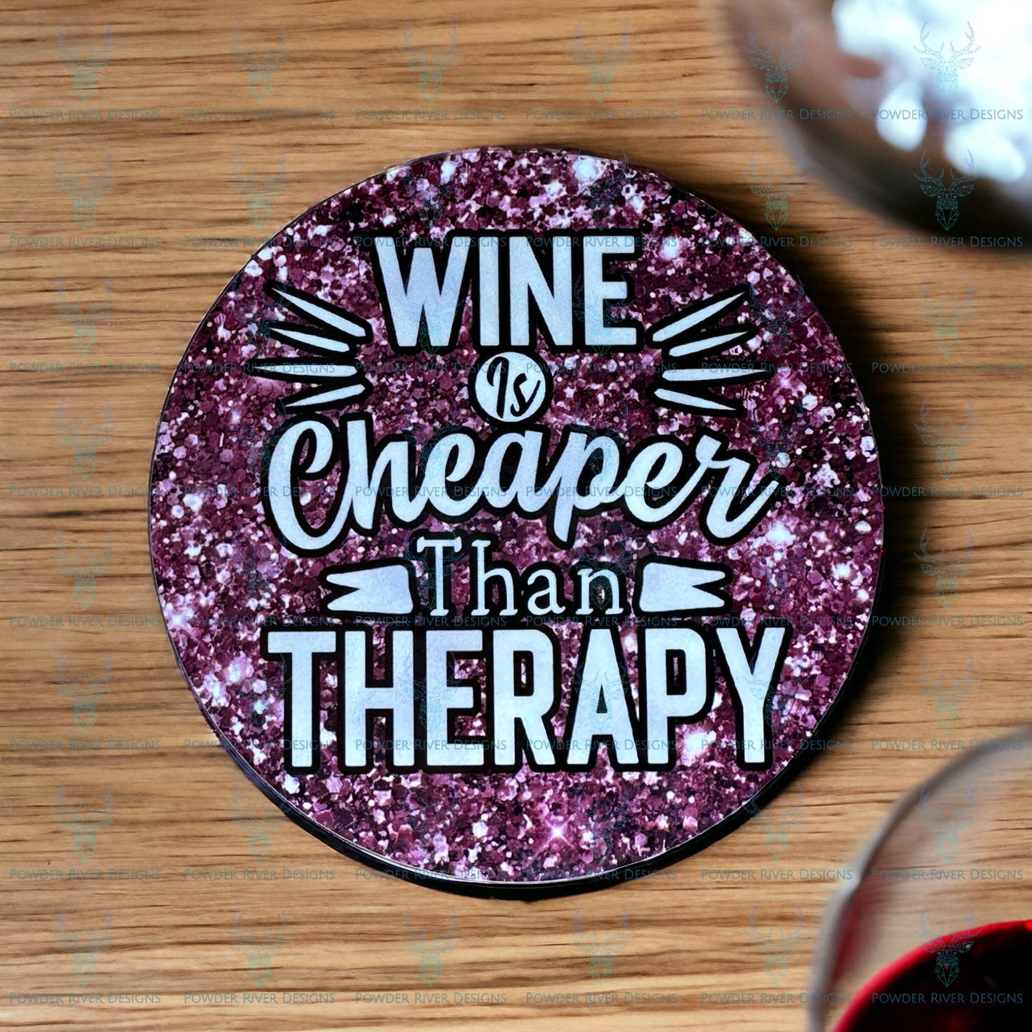 Cheaper than Therapy Sub Coaster