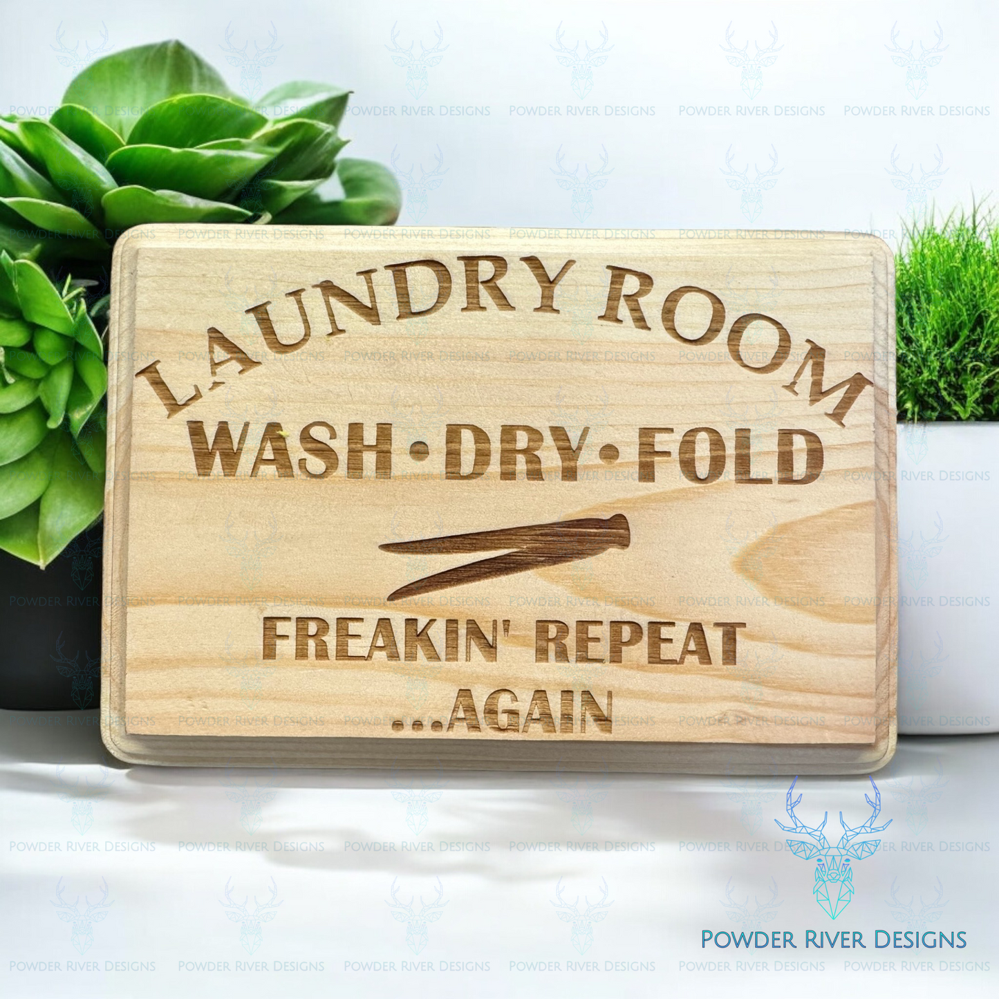 Laundry Room Wood Sign