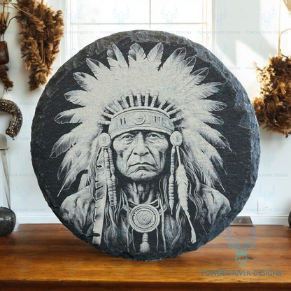 Native American Slate Coaster SEt