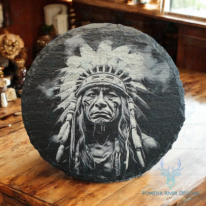 Native American Slate Coaster SEt