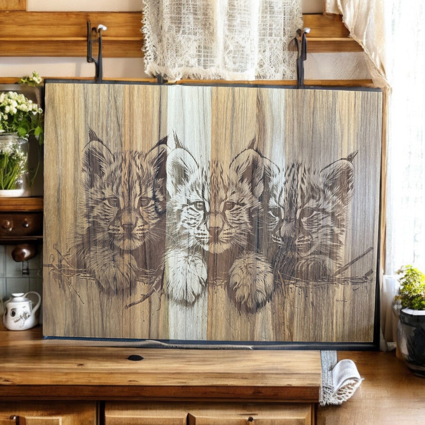 Custom Teak Wood Charcuterie/Sign