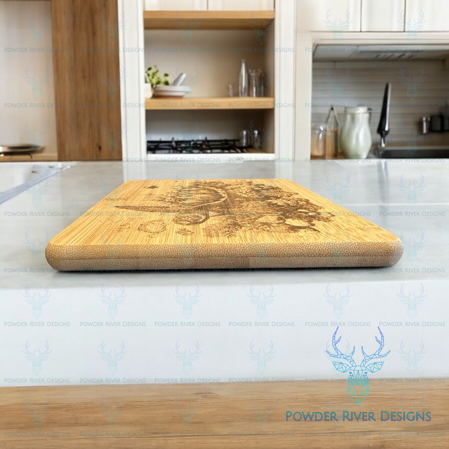 Sea Turtle Bamboo Cutting Board