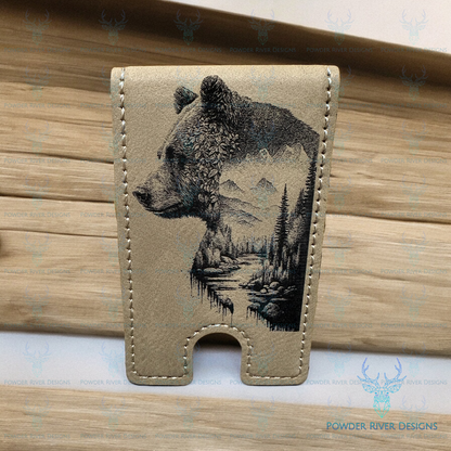 Detailed Bear Money Clip