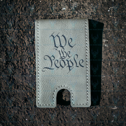 We the People Leatherette Money Clip