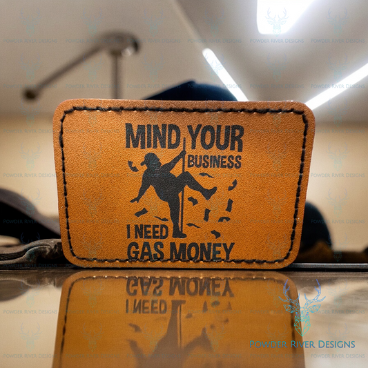 Mind your Business Leather Patch and Choice of Hat